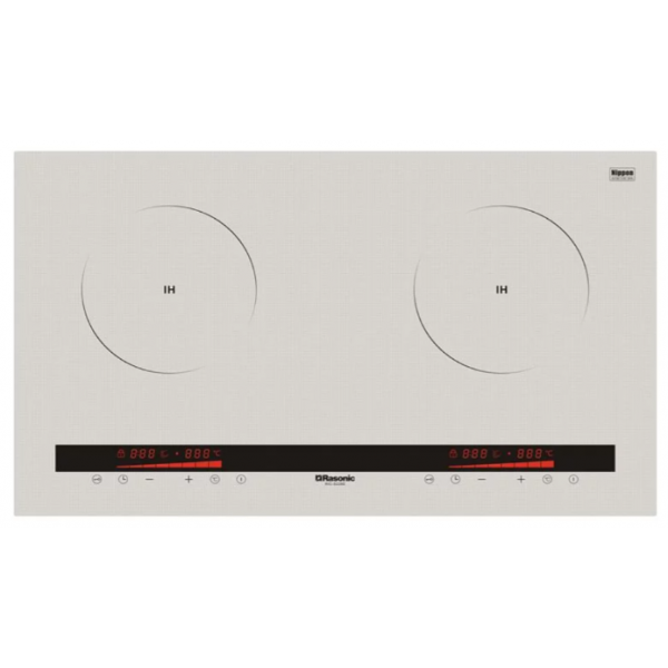 Rasonic 樂信 RIC-S228E 74厘米 嵌入/座檯式雙頭電磁爐 - 微晶防滑玻璃，2.8千瓦大功率